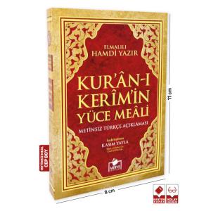 Kur’ân-ı Kerim Metinsiz Yüce Meali Cep Boy